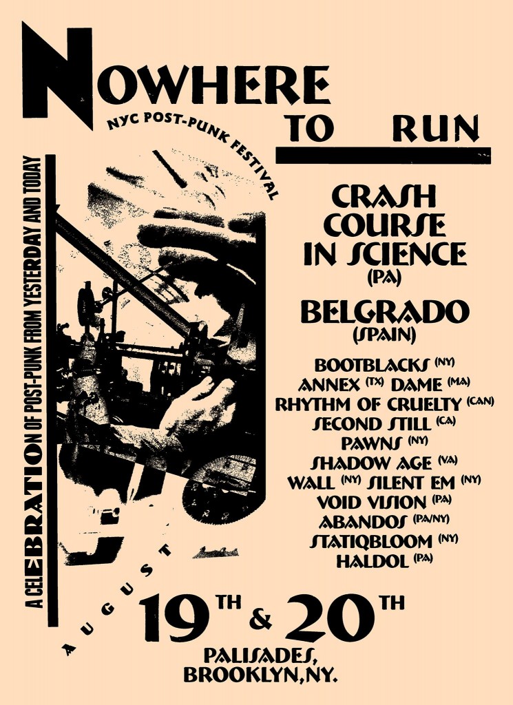 Nowhere To Run Fest Flyer