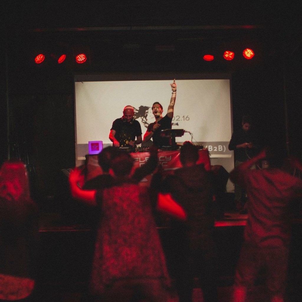Brewhouse EP launch. JP Lantieri & Andrew Consoli rocking the decks.
