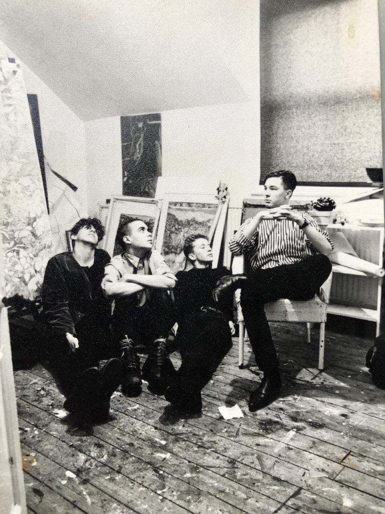 Valerie and the Malchicks, circa 1987. From left, Aidan Winterburn, Thom Winterburn, Ashley Horner, Martin Westwood. Picture: Cathh Hague