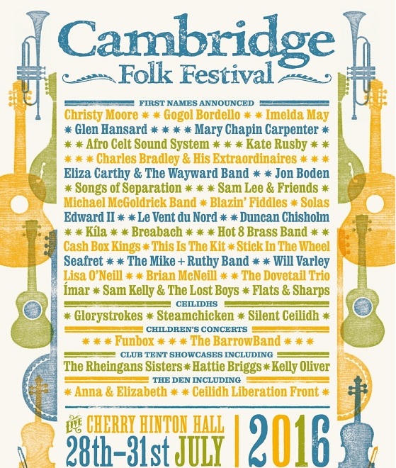 Cambridge Folk festival 2016