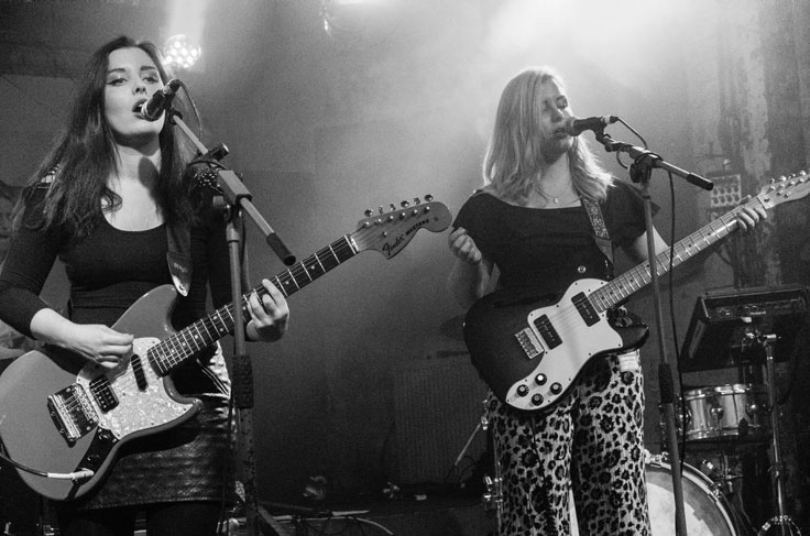 The Van T's on stage at Stereo Glasgow on 25 November 2016