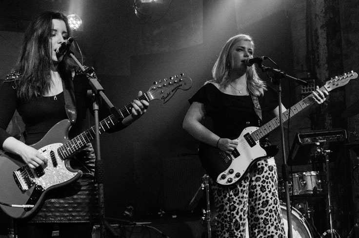 The Van T's on stage at Stereo Glasgow on 25 November 2016