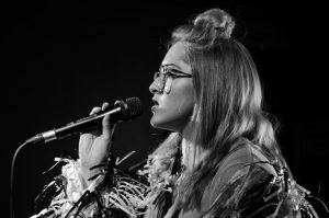 Be Charlotte on stage at Attic at The Garage in Glasgow, February 2017