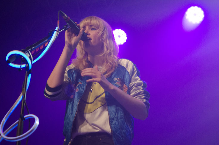 Ladyhawke on stage at The Art School Glasgow in February 2017