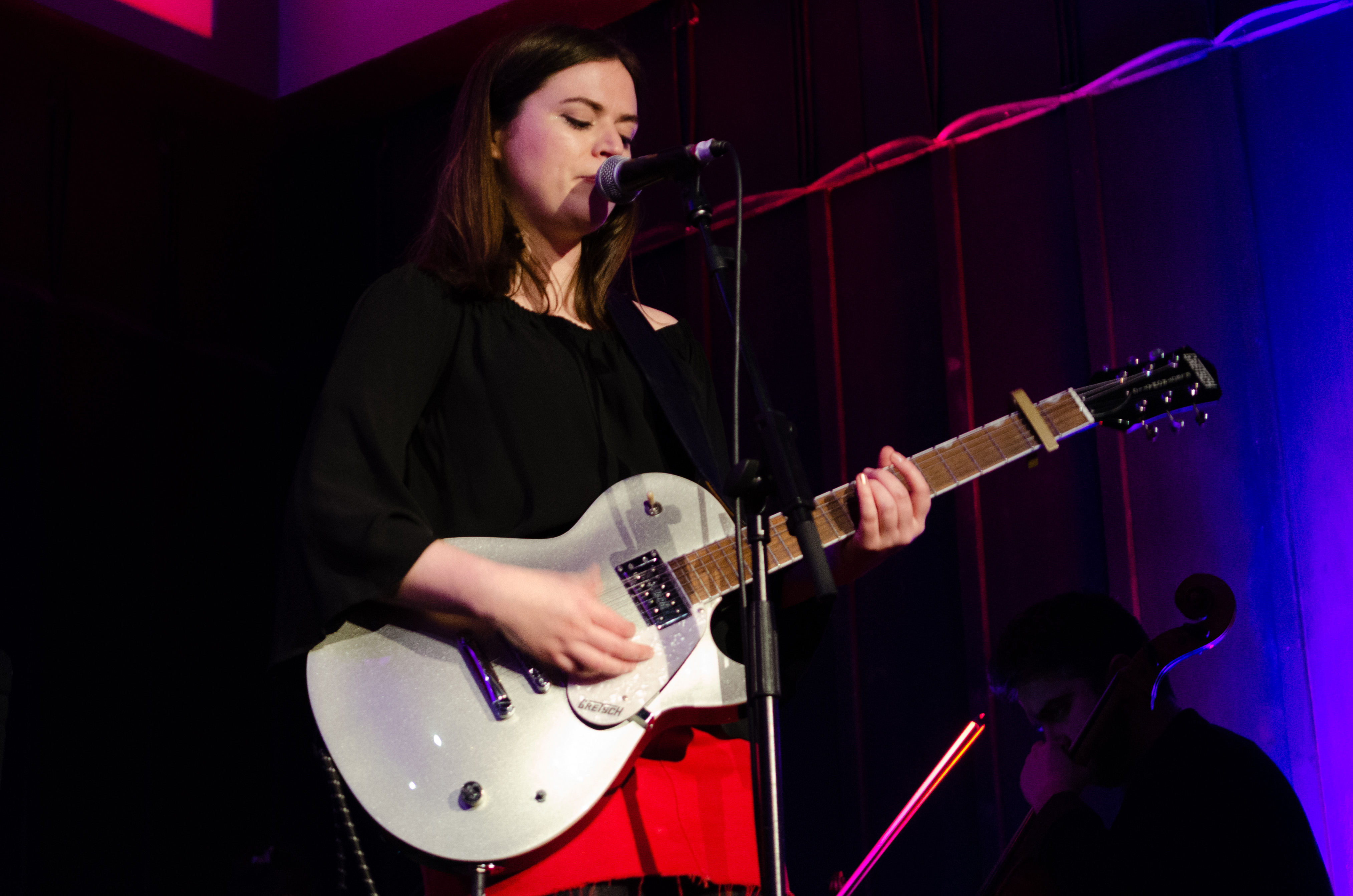 Siobhan Wilson on stage at The Mackintosh Church for Celtic Connections on 3 February 2018