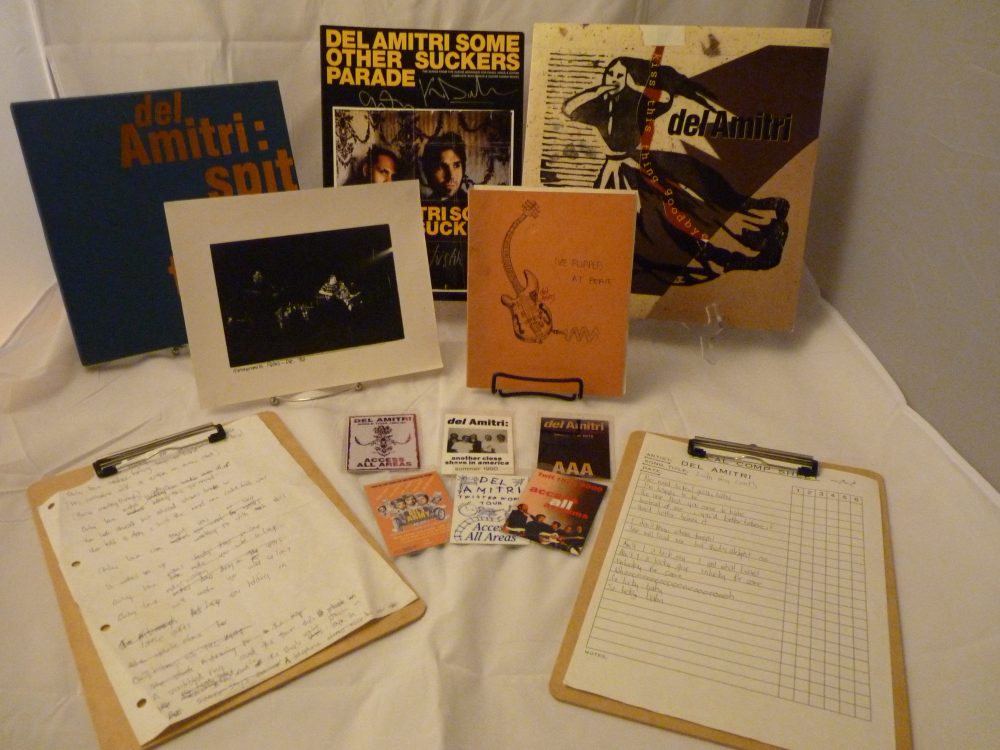 Photo of Justin Currie's items for Del Amitri auction