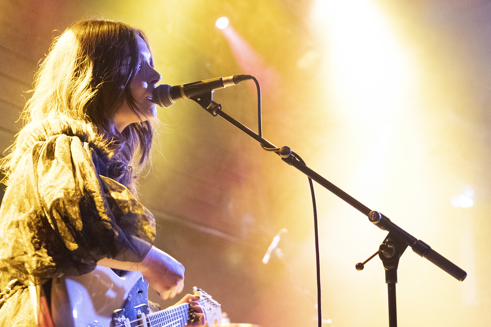 Honeyblood on stage at the QMU Glasgow on 24 October 2019