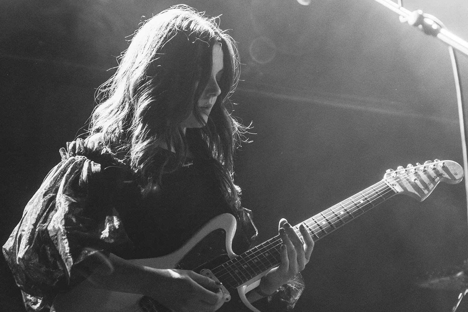 Honeyblood on stage at the QMU Glasgow on 24 October 2019