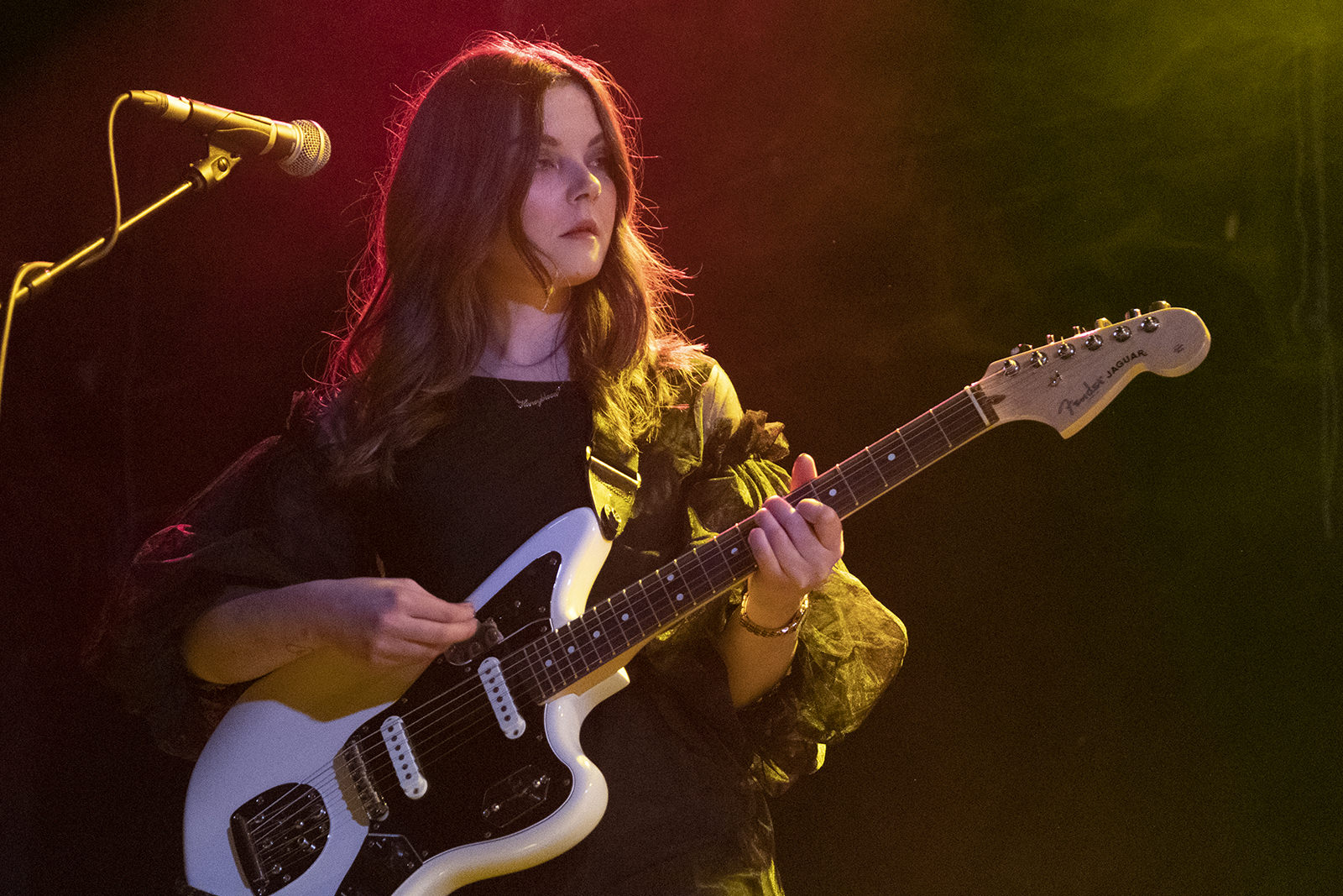 Honeyblood on stage at the QMU Glasgow on 24 October 2019