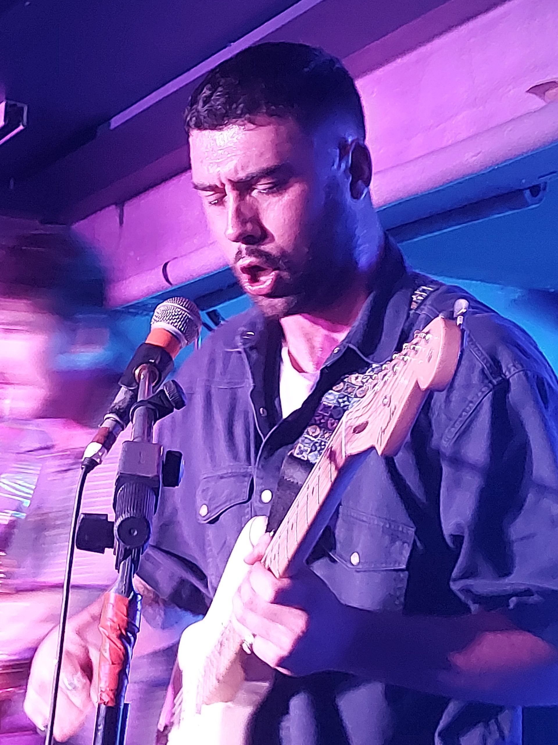 The band Maruja playing at Broadcast in Glasgow