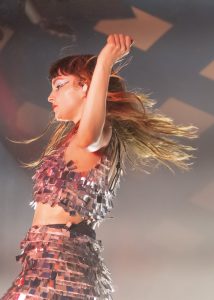 Chvrches performing at Barrowland Ballroom in June 2023