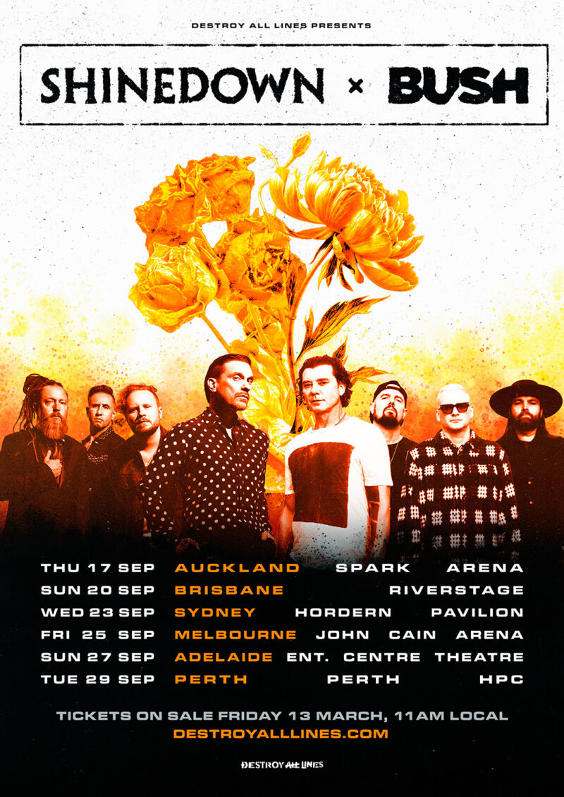 Shinedown Bush Tour